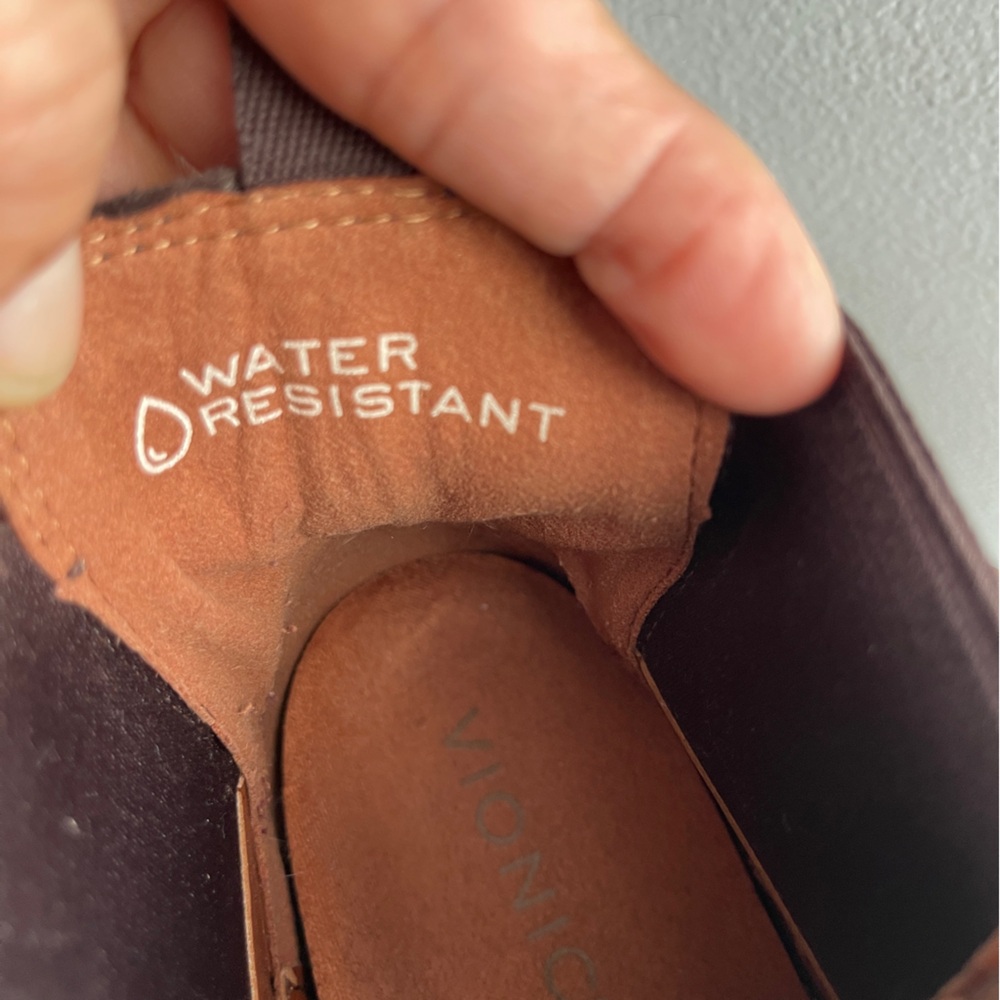 Vionic Water Resistant Brown Boots - Picture 8 of 11
